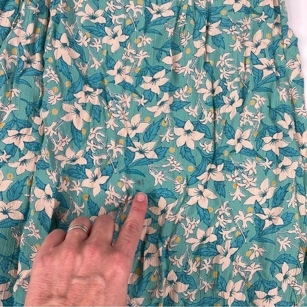 April Cornell Floral Midi Dress Small